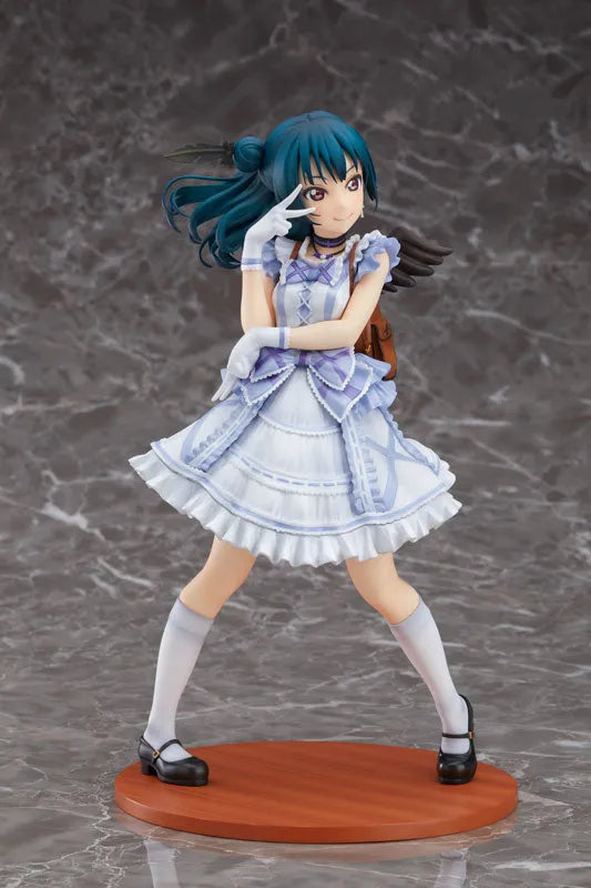 Love Live! Sunshine!! - Tsushima Yoshiko - 1/7 - Blu-ray Jacket Ver. (Good Smile Company, With Fans!)ㅤ – Good Smile Company As Distributor,With Fans! As Manufacturer – ActionFigure Brasil