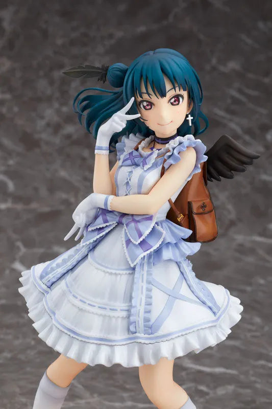Love Live! Sunshine!! - Tsushima Yoshiko - 1/7 - Blu-ray Jacket Ver. (Good Smile Company, With Fans!)ㅤ – Good Smile Company As Distributor,With Fans! As Manufacturer – ActionFigure Brasil