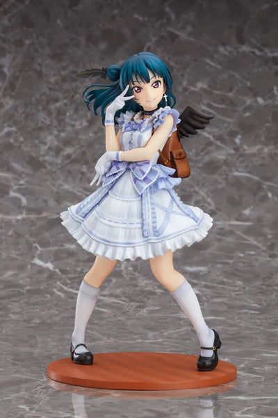 Love Live! Sunshine!! - Tsushima Yoshiko - 1/7 - Blu-ray Jacket Ver. (Good Smile Company, With Fans!)ㅤ – Good Smile Company As Distributor,With Fans! As Manufacturer – ActionFigure Brasil — ambientada