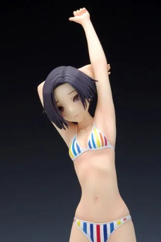 Love Plus - Kobayakawa Rinko - Beach Queens - 1/10 - Swimsuit Ver. (Wave)ㅤ – Wave – ActionFigure Brasil — com base expositora