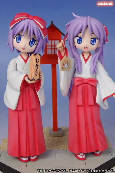 Lucky Star - Kagami & Tsukasa Hiiragi Hatsumoude Set Miyazawa Models Limited Distribution Editionㅤ – Wave – ActionFigureBrasil — iluminação de estúdio