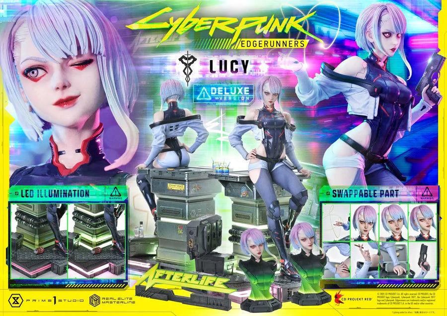 Lucy (Deluxe Bonus Version) Cyberpunk: Edgerunners – Prime1Studio – ActionFigure Brasil