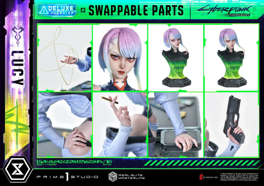 Lucy (Deluxe Bonus Version) Cyberpunk: Edgerunners – Prime1Studio – ActionFigure Brasil