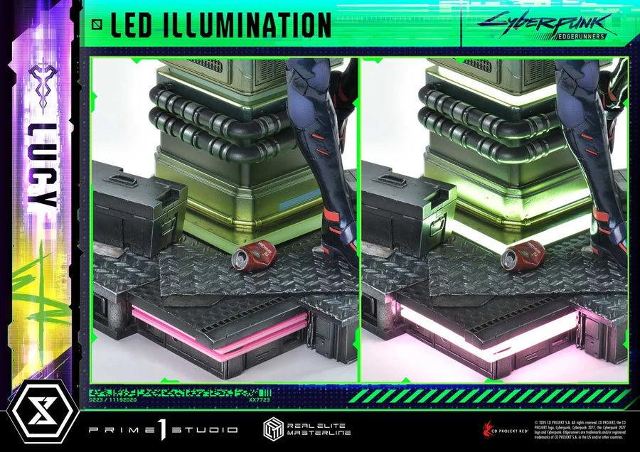 Lucy (Deluxe Bonus Version) Cyberpunk: Edgerunners – Prime1Studio – ActionFigure Brasil