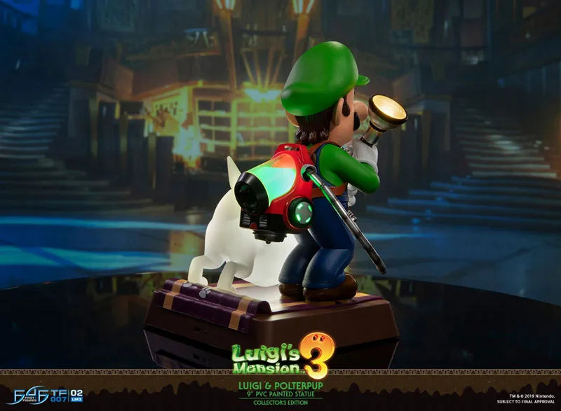 Luigi's Mansion 3/ Luigi 9 Inch PVC Statue Collector Editionㅤ – First 4 Figures – ActionFigureBrasil
