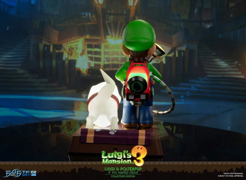 Luigi's Mansion 3/ Luigi 9 Inch PVC Statue Collector Editionㅤ – First 4 Figures – ActionFigureBrasil