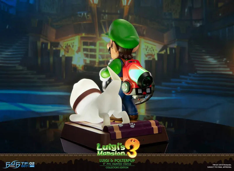 Luigi's Mansion 3/ Luigi 9 Inch PVC Statue Collector Editionㅤ – First 4 Figures – ActionFigureBrasil