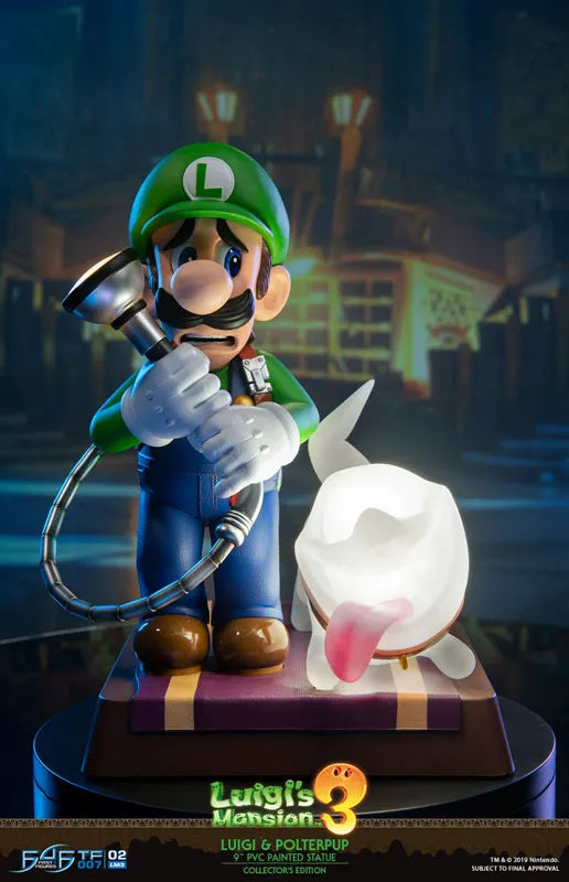 Luigi's Mansion 3/ Luigi 9 Inch PVC Statue Collector Editionㅤ – First 4 Figures – ActionFigureBrasil
