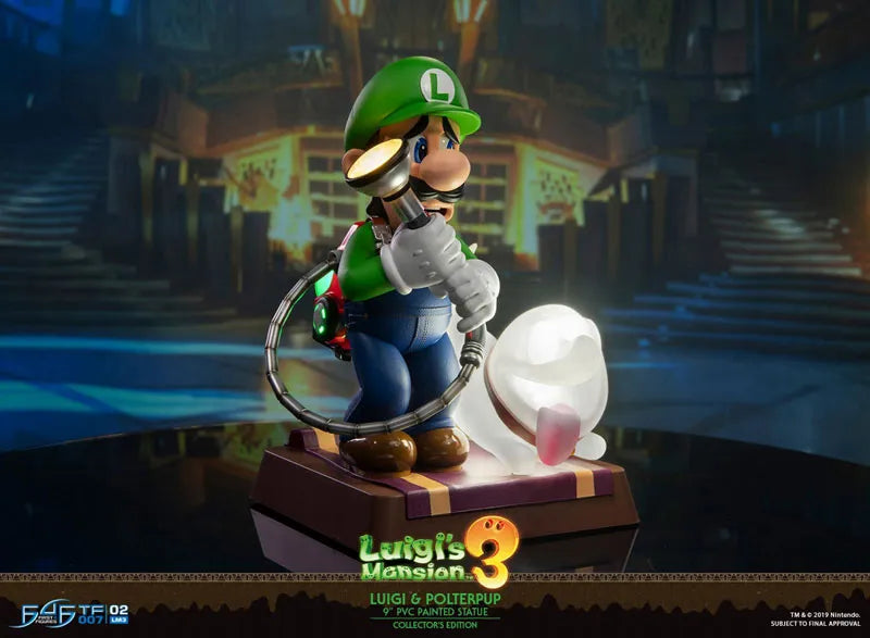 Luigi's Mansion 3/ Luigi 9 Inch PVC Statue Collector Editionㅤ – First 4 Figures – ActionFigureBrasil