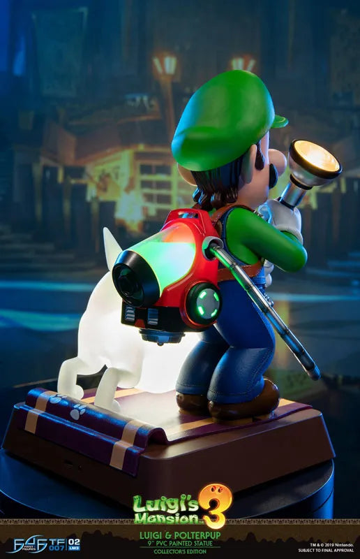 Luigi's Mansion 3/ Luigi 9 Inch PVC Statue Collector Editionㅤ – First 4 Figures – ActionFigureBrasil