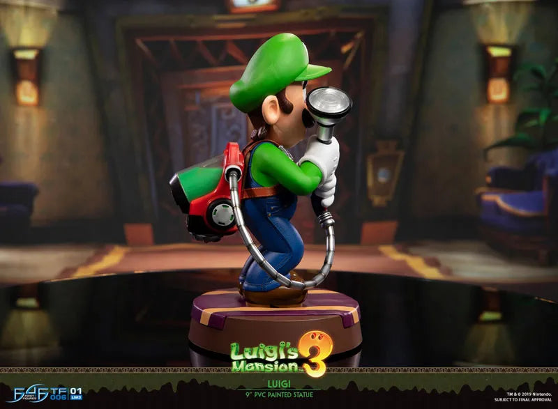 Luigi's Mansion 3/ Luigi 9 Inch PVC Statueㅤ – First 4 Figures – ActionFigureBrasil