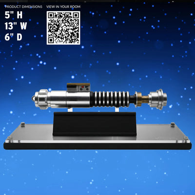 Luke Skywalker Lightsaber - LIMITED EDITION: 1750 – EFX – ActionFigure Brasil — com base expositora