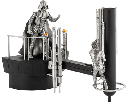 Luke vs Darth Vader - LIMITED EDITION: 500 – Royal Selangor – ActionFigure Brasil