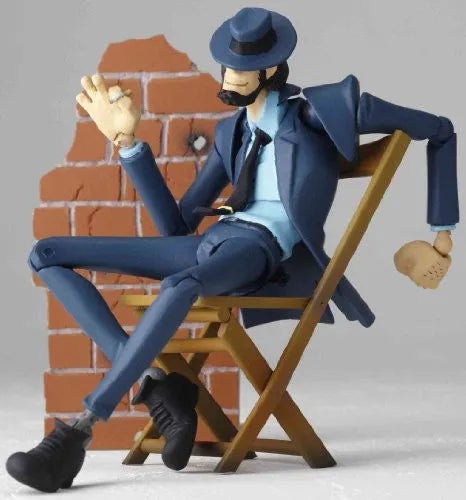 Lupin III - Jigen Daisuke - Revoltech - Legacy of Revoltech - No. 098 (Kaiyodo)ㅤ – Kaiyodo – ActionFigure Brasil