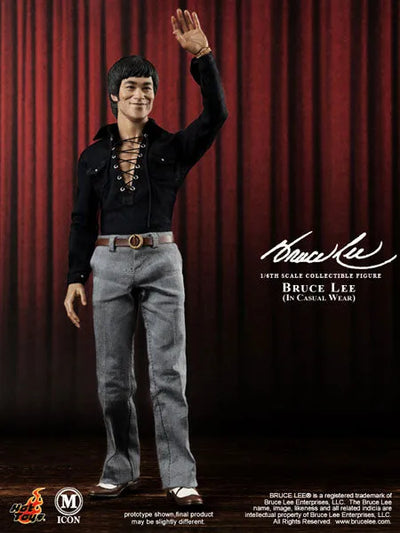 M Icon 1/6 Bruce Lee Figure (Casual Wear)ㅤ – Gantaku – ActionFigure Brasil — ângulo diferente