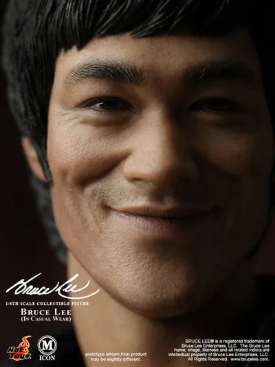M Icon 1/6 Bruce Lee Figure (Casual Wear)ㅤ – Gantaku – ActionFigure Brasil — ângulo diferente