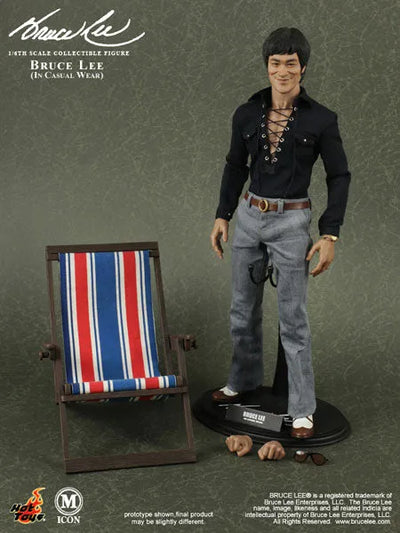 M Icon 1/6 Bruce Lee Figure (Casual Wear)ㅤ – Gantaku – ActionFigure Brasil — close