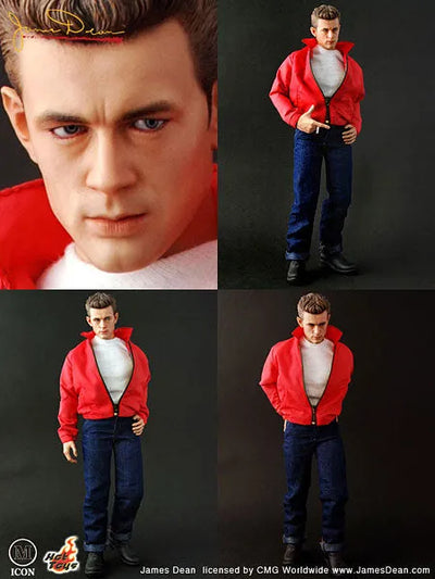 M Icon 1/6 James Dean Figure (Red Jacket Version)ㅤ – Hot Toys – ActionFigure Brasil — acessórios
