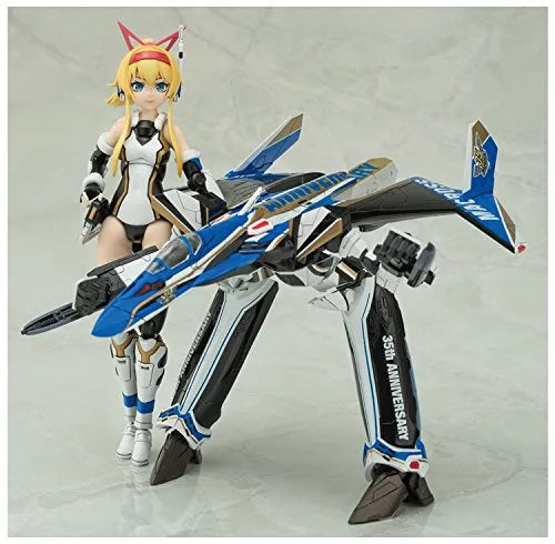Macross Delta - Aoshima Character Kit Selection MC-02 - V.F.G. - VF-31J Siegfried - 35th Aniversary (Aoshima)ㅤ – Aoshima As Manufacturer – ActionFigure Brasil