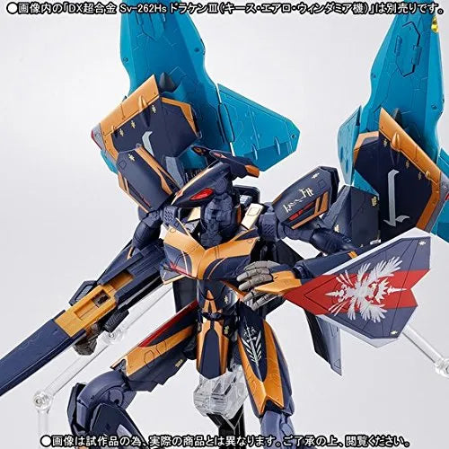 MACROSS DELTA - LILL DRAKEN & MISSILE POD FOR DX CHOGOKIN Sv-262Hs DRAKEN III (KEITH AERO WINDERMERE CUSTOM) - LIMITED EDITIONㅤ – Bandai – ActionFigure Brasil