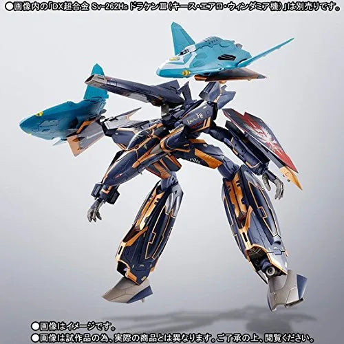 MACROSS DELTA - LILL DRAKEN & MISSILE POD FOR DX CHOGOKIN Sv-262Hs DRAKEN III (KEITH AERO WINDERMERE CUSTOM) - LIMITED EDITIONㅤ – Bandai – ActionFigure Brasil