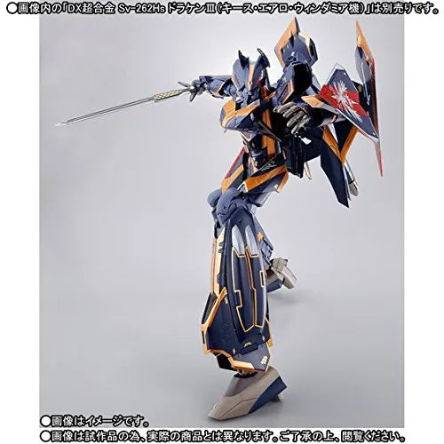 MACROSS DELTA - LILL DRAKEN & MISSILE POD FOR DX CHOGOKIN Sv-262Hs DRAKEN III (KEITH AERO WINDERMERE CUSTOM) - LIMITED EDITIONㅤ – Bandai – ActionFigure Brasil
