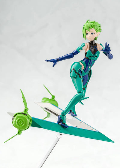 Macross Delta - Reina Prowler - VF-31A Kairos (Normal) - Aoshima Character Kit Selection (MC-15) - V.F.G. (Aoshima)ㅤ – Aoshima – ActionFigureBrasil — com base expositora