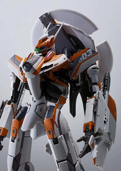 Macross Delta - VF-31E Siegfried - DX Chogokin - Chuck Mustang Use (Bandai Spirits)ㅤ – Bandai Spirits – ActionFigure Brasil — com base expositora