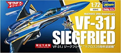 Macross Delta - VF-31J Siegfried - 1/72 - 35th Anniversary (Hasegawa)ㅤ – Hasegawa As Manufacturer – ActionFigure Brasil