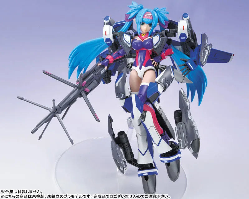 Macross Frontier - Klan Klang - Aoshima Character Kit Selection (MC-07) - V.F.G. - VF-25G Super Messiah - Model Kit - 2022 Re-release (Aoshima)ㅤ – Aoshima – ActionFigure Brasil