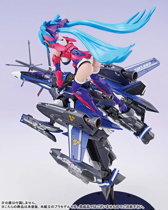Macross Frontier - Klan Klang - Aoshima Character Kit Selection (MC-07) - V.F.G. - VF-25G Super Messiah - Model Kit - 2022 Re-release (Aoshima)ㅤ – Aoshima – ActionFigure Brasil