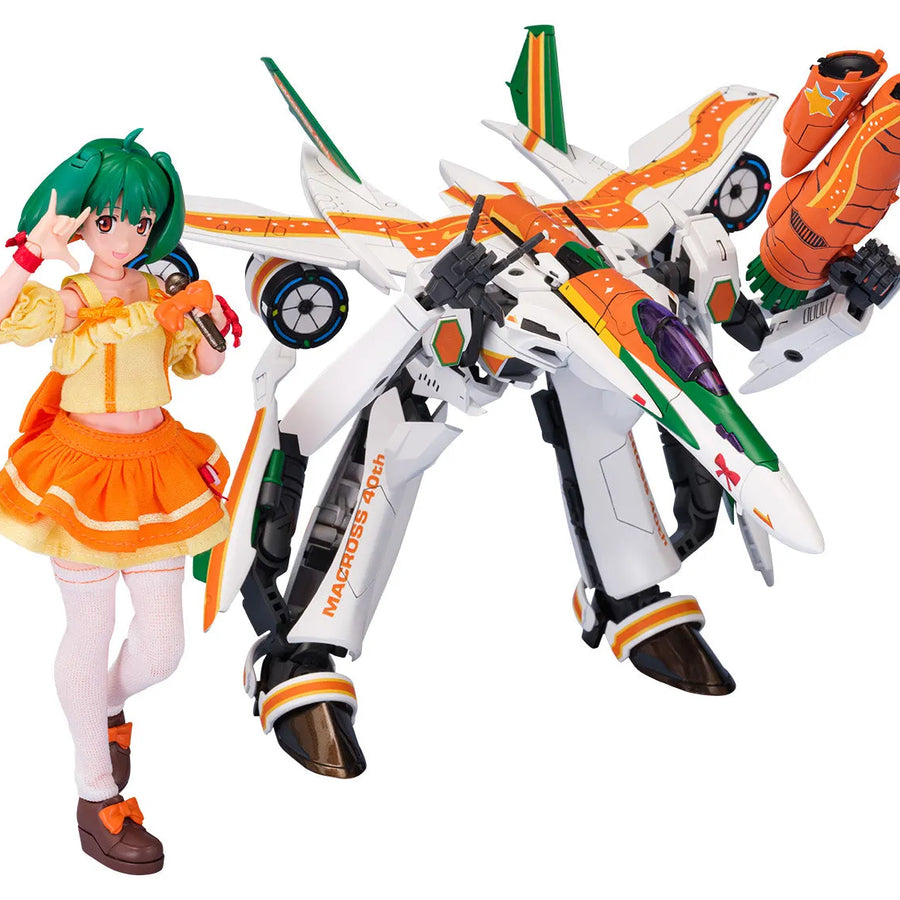 Macross Frontier - Ranka Lee - Aoshima Character Kit Selection  (MC-10) - V.F.G. - VF-25F Messiah - 40th Aniversary (Aoshima)ㅤ – Aoshima – ActionFigure Brasil