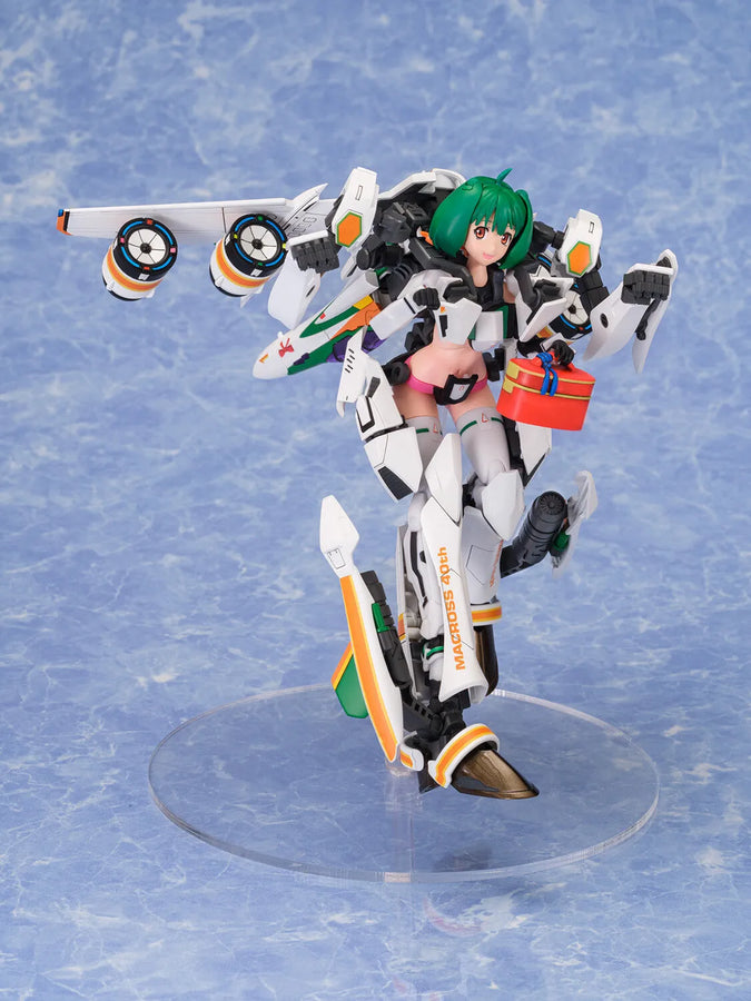 Macross Frontier - Ranka Lee - Aoshima Character Kit Selection  (MC-10) - V.F.G. - VF-25F Messiah - 40th Aniversary (Aoshima)ㅤ – Aoshima – ActionFigure Brasil