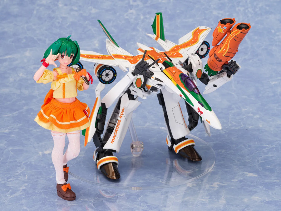 Macross Frontier - Ranka Lee - Aoshima Character Kit Selection  (MC-10) - V.F.G. - VF-25F Messiah - 40th Aniversary (Aoshima)ㅤ – Aoshima – ActionFigure Brasil