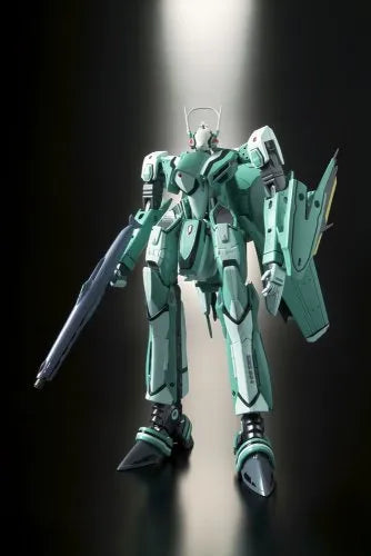 Macross Frontier - RVF-25 Super Messiah Valkyrie (Luca Angelloni Custom) - DX Chogokin - 1/60 (Bandai)ㅤ – Bandai – ActionFigure Brasil — ângulo diferente