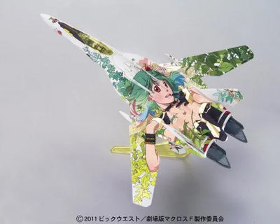 Macross Frontier The Movie ~Sayonara no Tsubasa~ - Ranka Lee - VF-25F Messiah Valkyrie - 1/100 - Fighter Mode Ranka Marking Ver. (Bandai)ㅤ – Bandai – ActionFigure Brasil