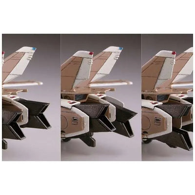 Macross - GiMIX Aircraft Series - Macross Modelers x GiMIX GiMCR04 - VF-1A Mass Production - 1/144 - Fighter Mode (Takara Tomy, Tomytec)ㅤ – Tomytec – ActionFigureBrasil — ângulo diferente