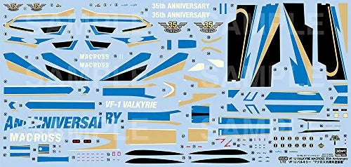 Macross - VF-1J Valkyrie - 1/72 - 35th Anniversary (Hasegawa)ㅤ – Hasegawa As Manufacturer – ActionFigure Brasil
