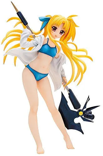 Mahou Shoujo Lyrical Nanoha The Movie 2nd A's - Fate Testarossa - 1/8 - Swimsuit Parka Style (Aquamarine)ㅤ – Aquamarine – ActionFigure Brasil
