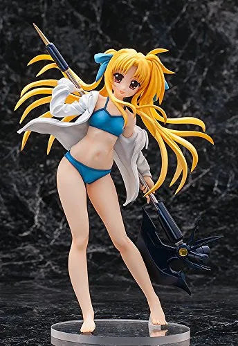 Mahou Shoujo Lyrical Nanoha The Movie 2nd A's - Fate Testarossa - 1/8 - Swimsuit Parka Style (Aquamarine)ㅤ – Aquamarine – ActionFigure Brasil