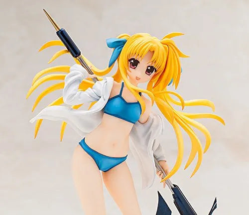Mahou Shoujo Lyrical Nanoha The Movie 2nd A's - Fate Testarossa - 1/8 - Swimsuit Parka Style (Aquamarine)ㅤ – Aquamarine – ActionFigure Brasil