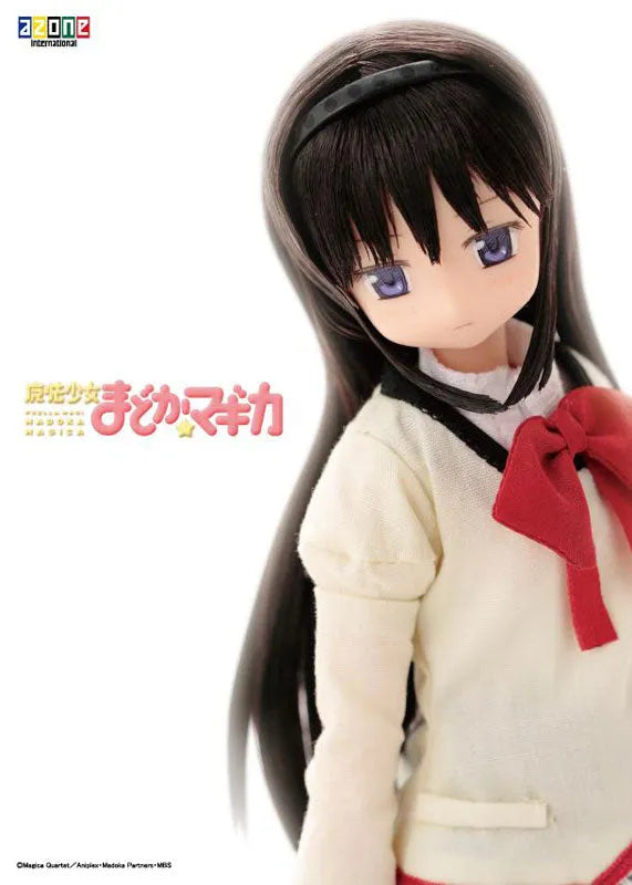 Mahou Shoujo Madoka★Magica - Akemi Homura - Kyuubey - PureNeemo - PureNeemo Characters - 1/6 - School Uniform ver. - 050 (Azone)ㅤ – Azone International – ActionFigureBrasil