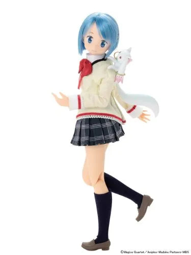 Mahou Shoujo Madoka★Magica - Kyuubey - Miki Sayaka - PureNeemo - PureNeemo Characters - 1/6 - School Uniform ver. - 052 (Azone Aniplex)ㅤ – Azone – ActionFigureBrasil — ângulo diferente