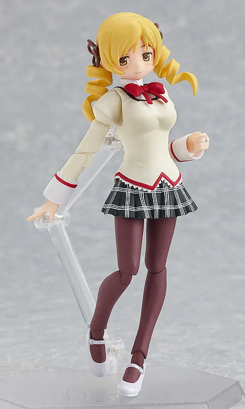 Mahou Shoujo Madoka★Magica - Tomoe Mami - Figma #166 - School Uniform ver. (Max Factory)ㅤ – Max Factory – ActionFigure Brasil