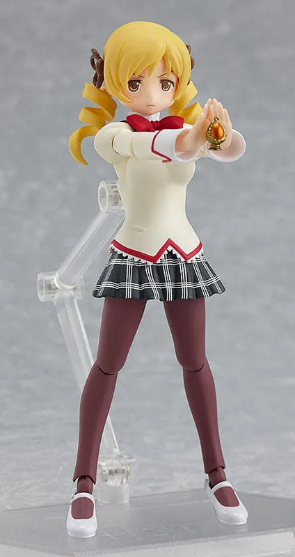 Mahou Shoujo Madoka★Magica - Tomoe Mami - Figma #166 - School Uniform ver. (Max Factory)ㅤ – Max Factory – ActionFigure Brasil