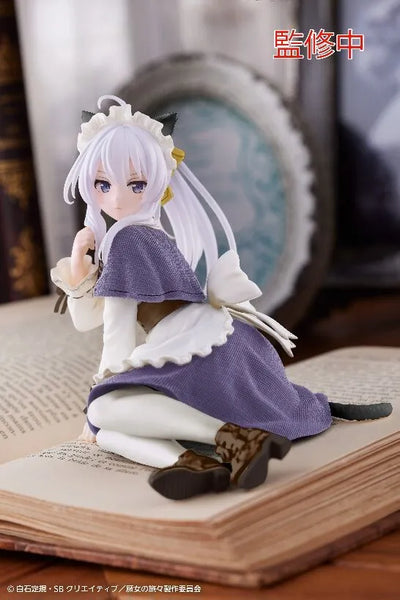 Majo no Tabitabi - Elaina - Desktop Cute - Nekomimi Maid ver., Renewal (Taito)ㅤ – Taito – ActionFigureBrasil — ângulo diferente