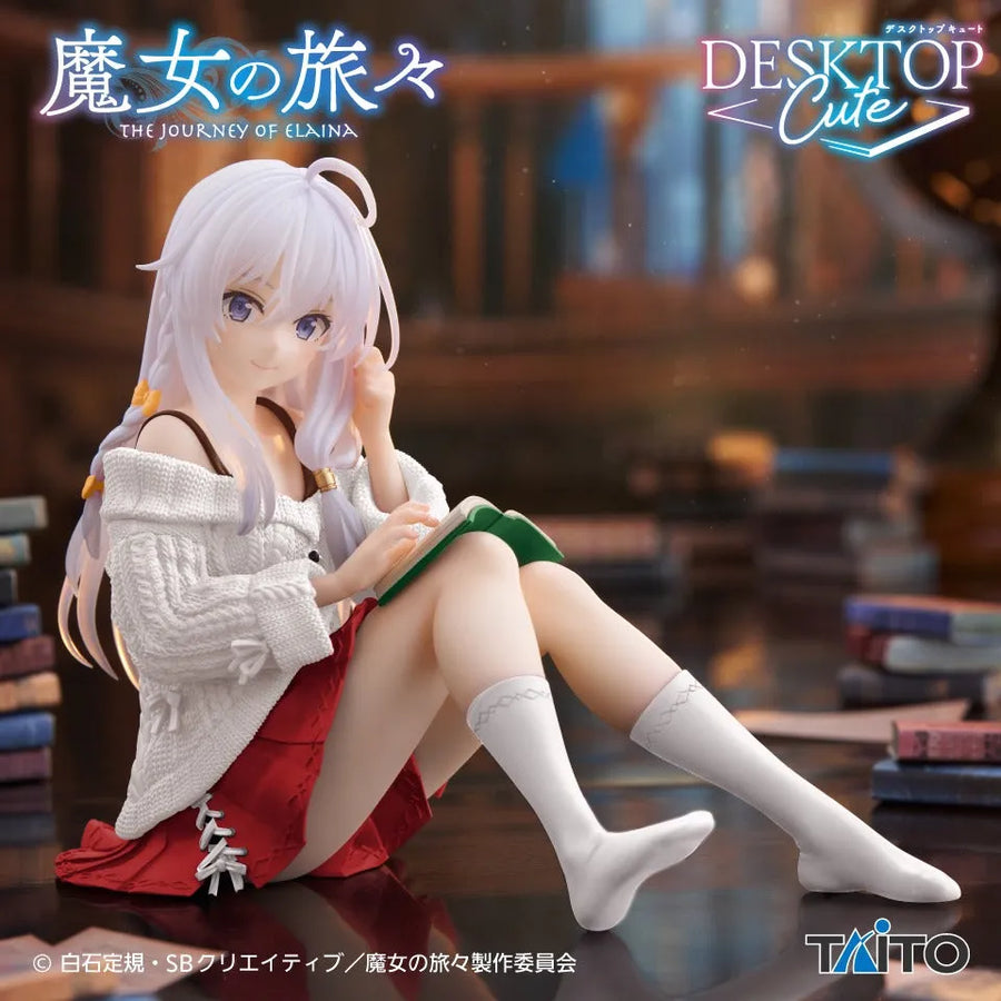 Majo no Tabitabi - Elaina - Desktop Cute - Shifuku ver., Renewal (Taito)ㅤ – Taito – ActionFigureBrasil