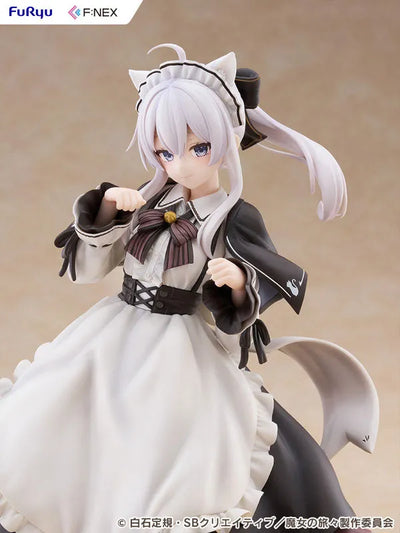 Majo no Tabitabi - Elaina - F:Nex - 1/7 - Cat Ear Cafe Ver. (FuRyu)ㅤ – FuRyu – ActionFigureBrasil — ângulo diferente