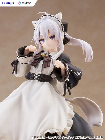 Majo no Tabitabi - Elaina - F:Nex - 1/7 - Cat Ear Cafe Ver. (FuRyu)ㅤ – FuRyu – ActionFigureBrasil — embalagem