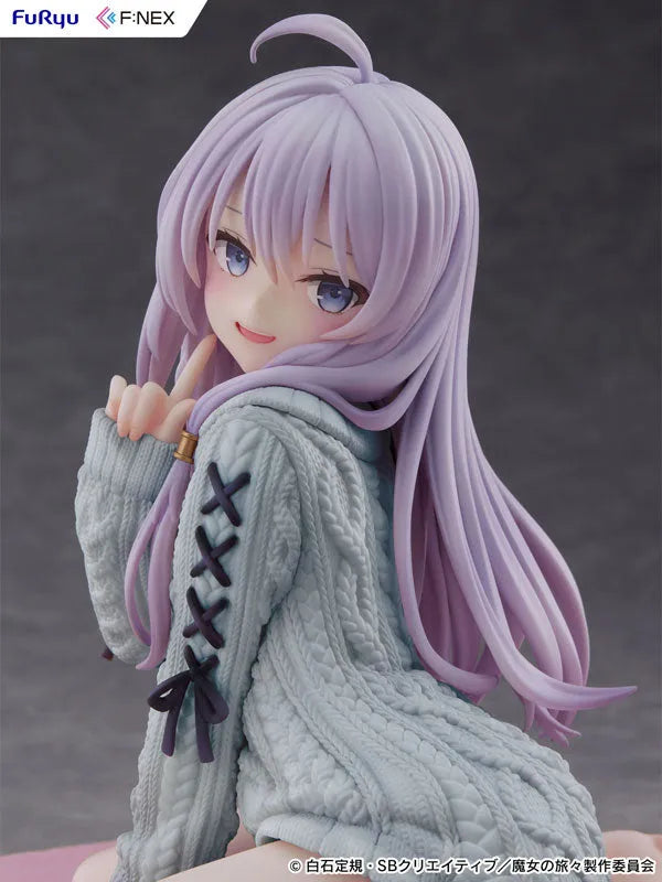 Majo no Tabitabi - Elaina - F:Nex - 1/7 - Knit ver., Repaint Blue (FuRyu)ㅤ – FuRyu – ActionFigureBrasil